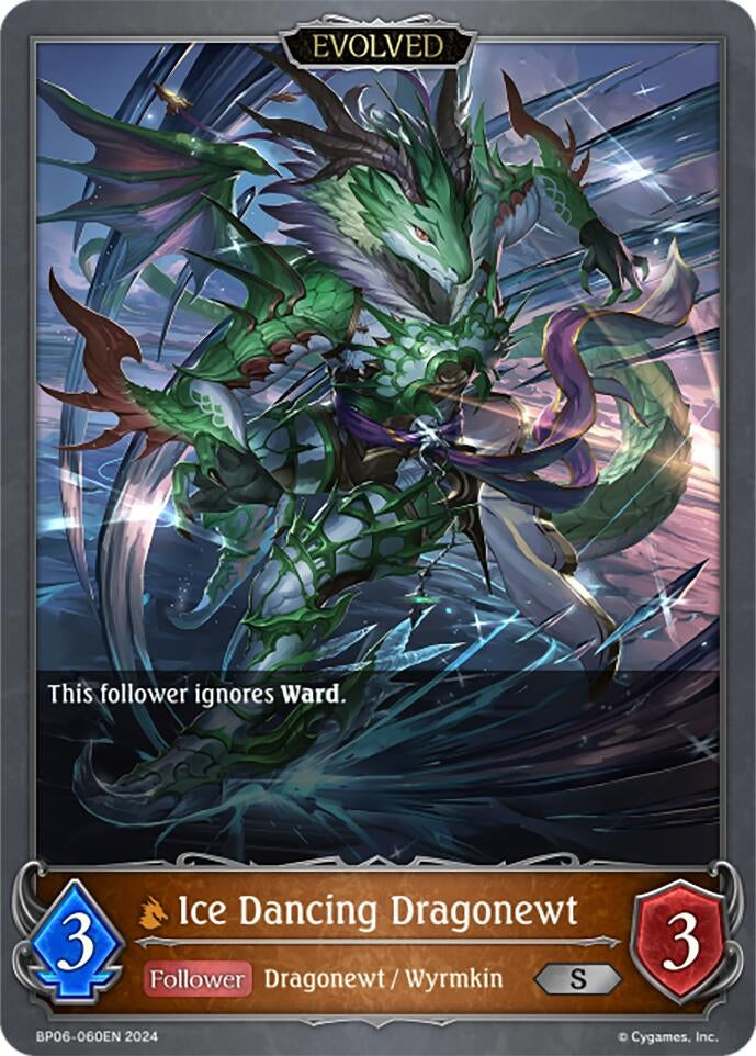 Image for Ice Dancing Dragonewt (Evolved) (BP06: Paragons of the Colosseum) (BP06-060EN) - Shadowverse: Evolve