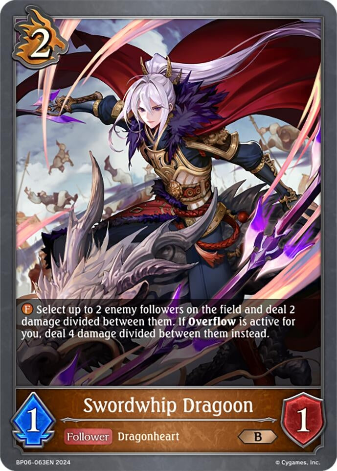 Image for Swordwhip Dragoon (BP06: Paragons of the Colosseum) (BP06-063EN) - Shadowverse: Evolve