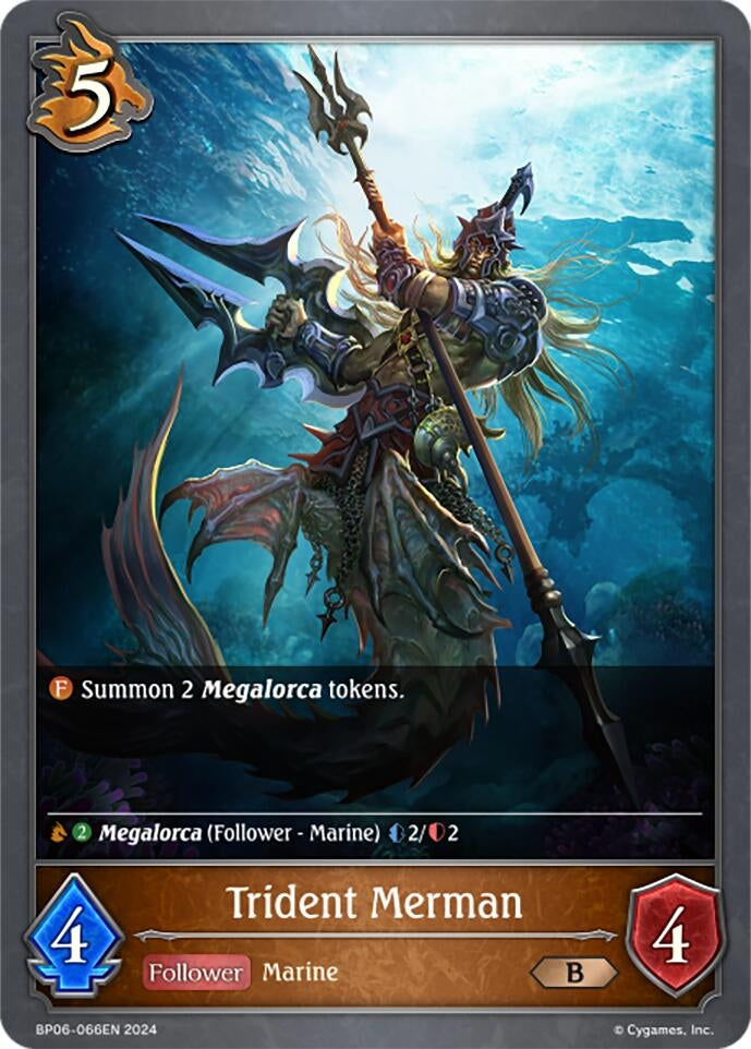 Image for Trident Merman (BP06: Paragons of the Colosseum) (BP06-066EN) - Shadowverse: Evolve