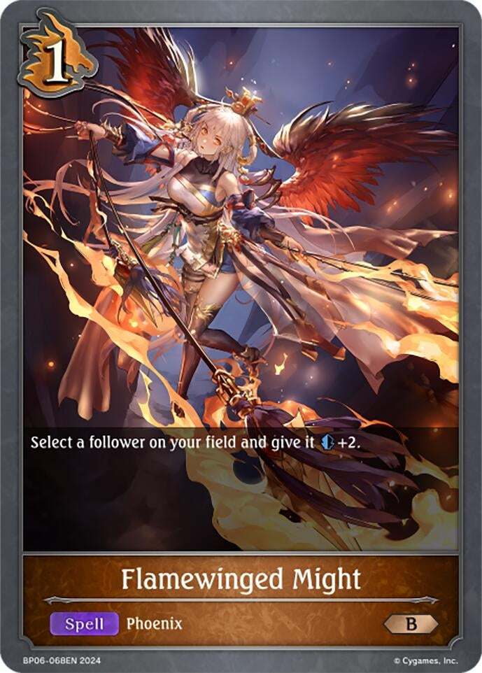 Image for Flamewinged Might (BP06: Paragons of the Colosseum) (BP06-068EN) - Shadowverse: Evolve