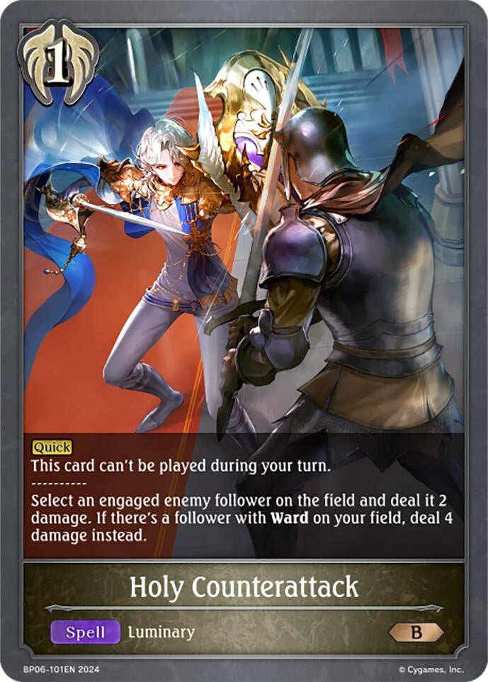 Image for Holy Counterattack (BP06: Paragons of the Colosseum) (BP06-101EN) - Shadowverse: Evolve