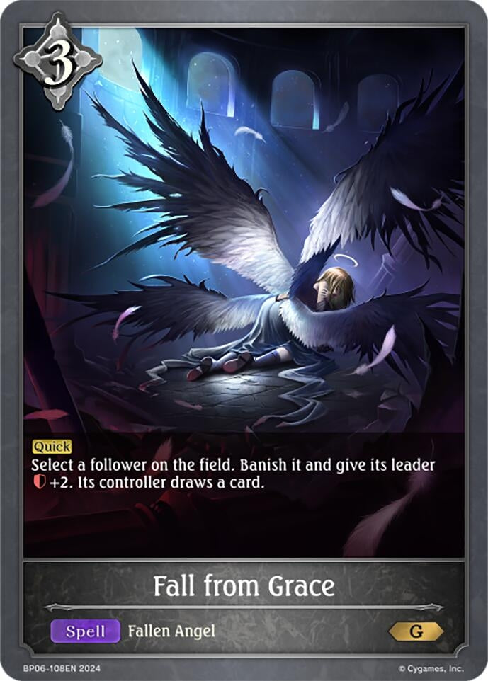 Image for Fall from Grace (BP06: Paragons of the Colosseum) (BP06-108EN) - Shadowverse: Evolve