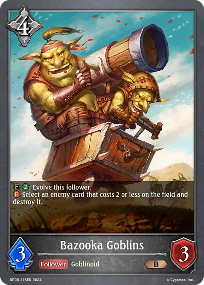Image for Bazooka Goblins (BP06: Paragons of the Colosseum) (BP06-115EN) - Shadowverse: Evolve