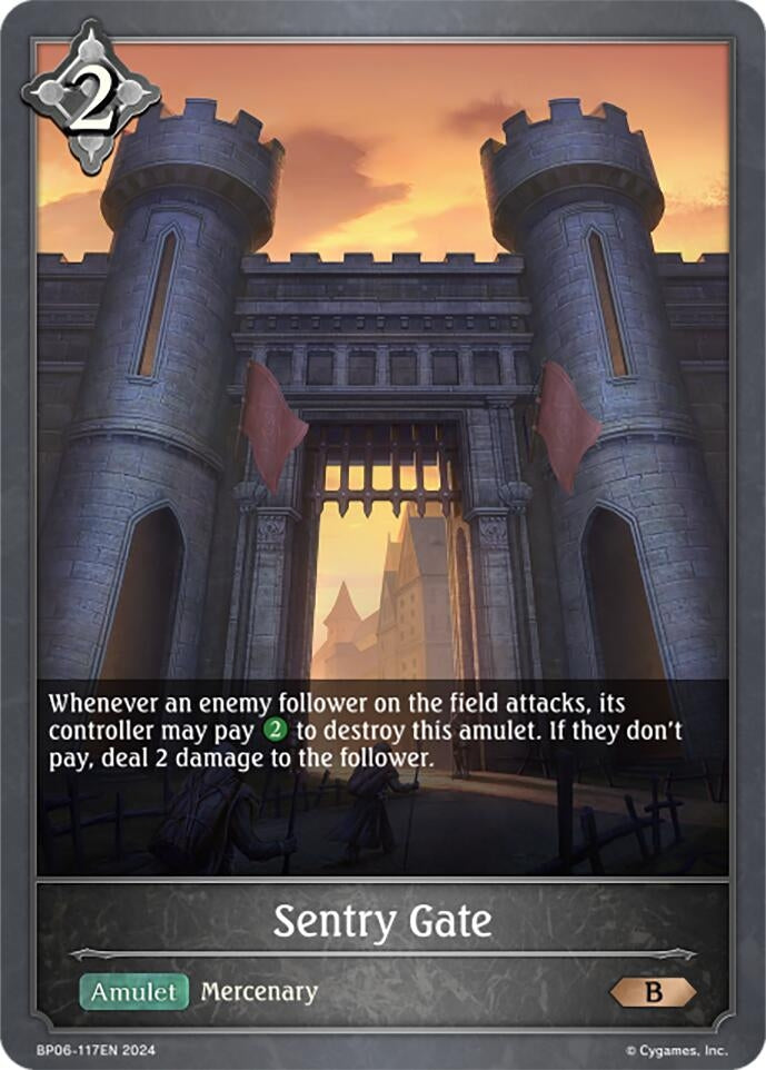 Image for Sentry Gate (BP06: Paragons of the Colosseum) (BP06-117EN) - Shadowverse: Evolve
