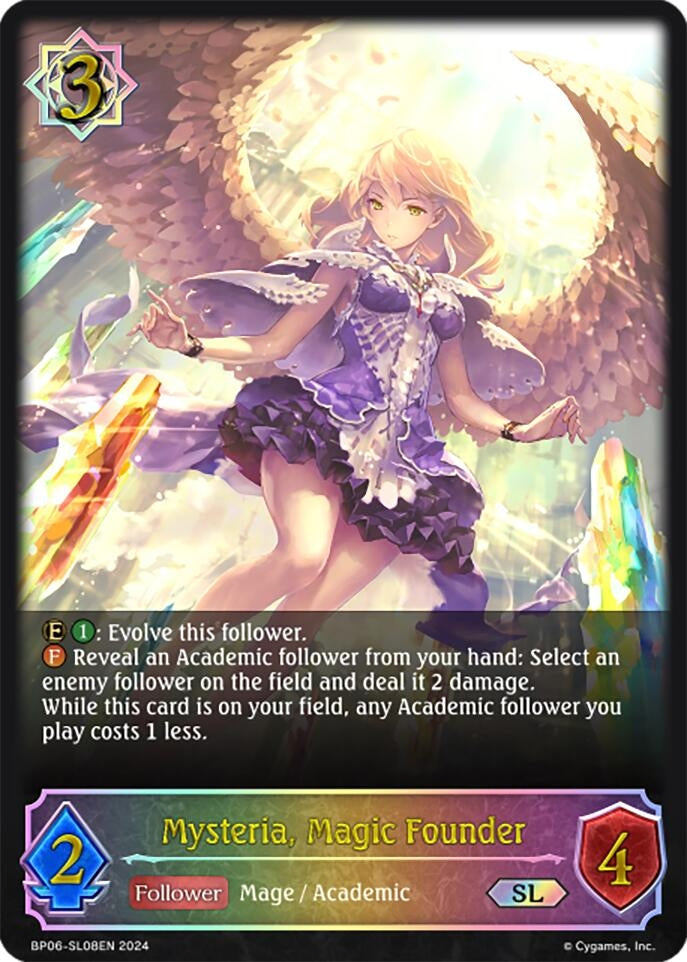 Image for Mysteria, Magic Founder (SL) (BP06: Paragons of the Colosseum) (BP06-SL08EN) - Shadowverse: Evolve