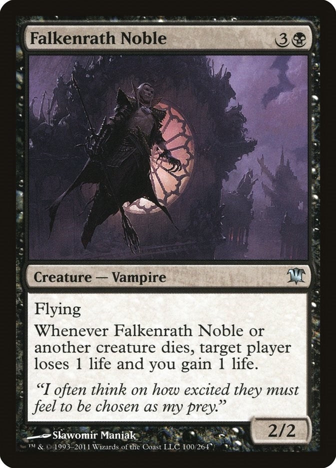 Image for Falkenrath Noble (Innistrad) (100) - Magic: The Gathering