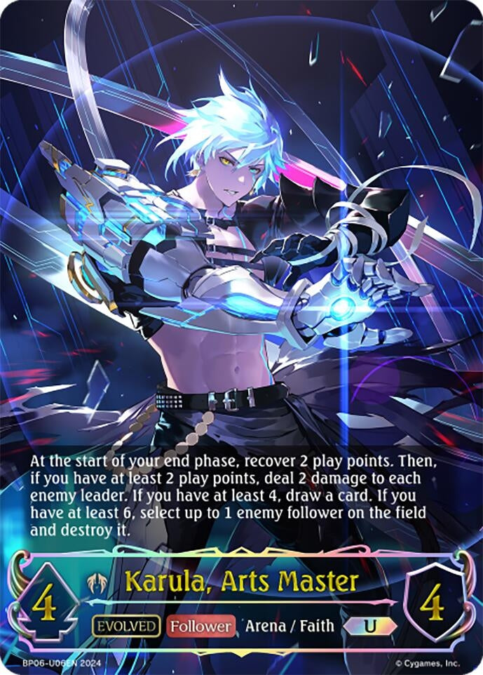 Image for Karula, Arts Master (Evolved) (U) (BP06: Paragons of the Colosseum) (BP06-U06EN) - Shadowverse: Evolve