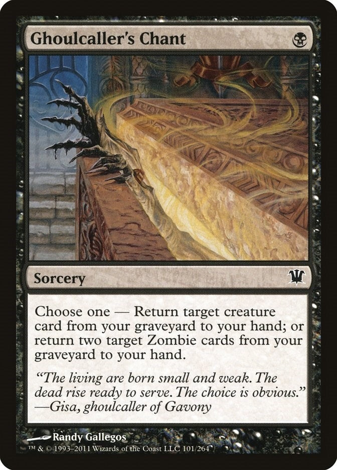 Image for Ghoulcaller's Chant (Innistrad) (101) - Magic: The Gathering