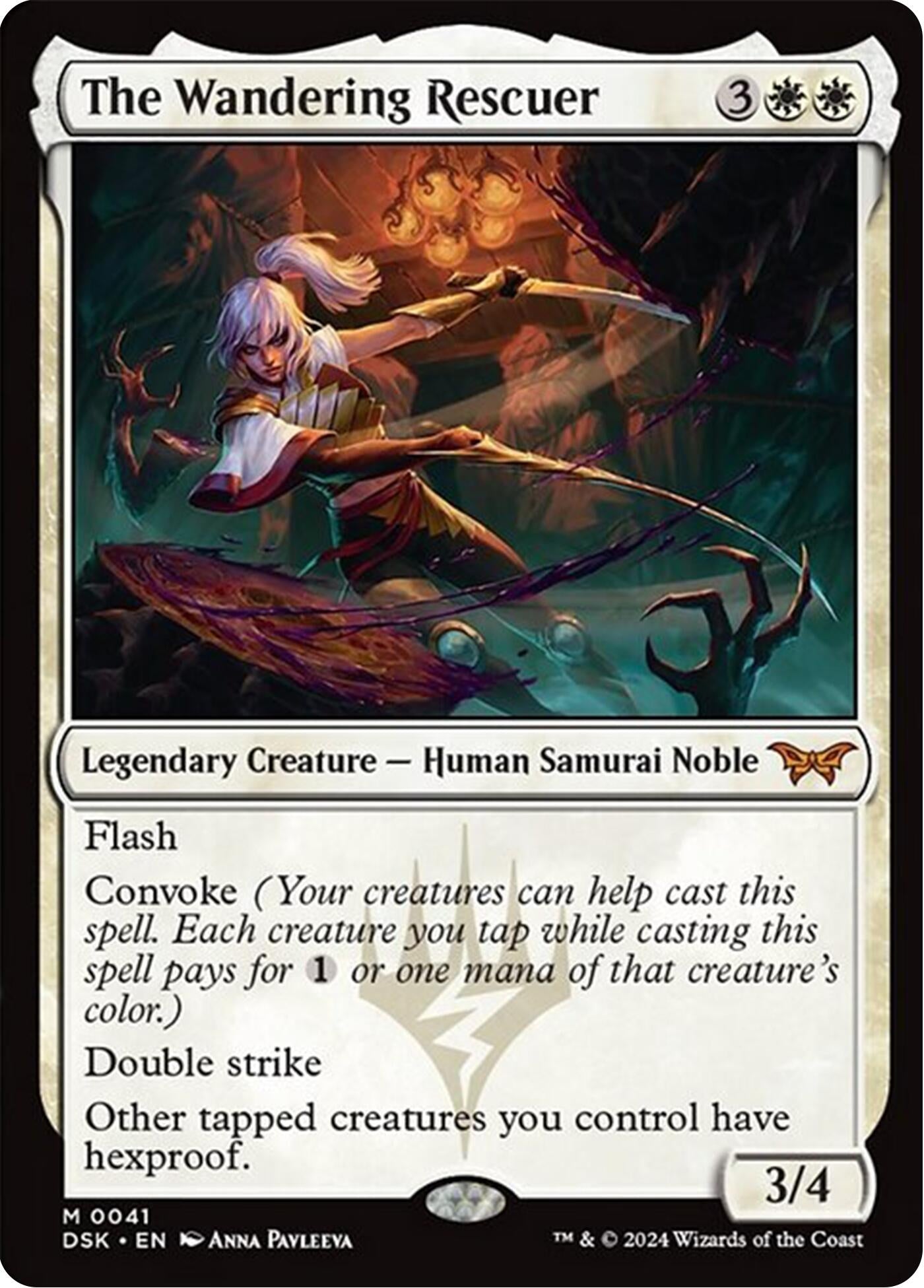 Image for The Wandering Rescuer (Duskmourn: House of Horror) (41) - Magic: The Gathering