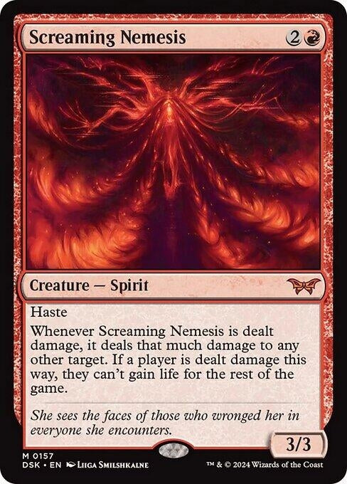 Image for Screaming Nemesis (Duskmourn: House of Horror) (157) - Magic: The Gathering