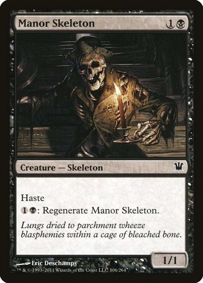 Image for Manor Skeleton (Innistrad) (106) - Magic: The Gathering
