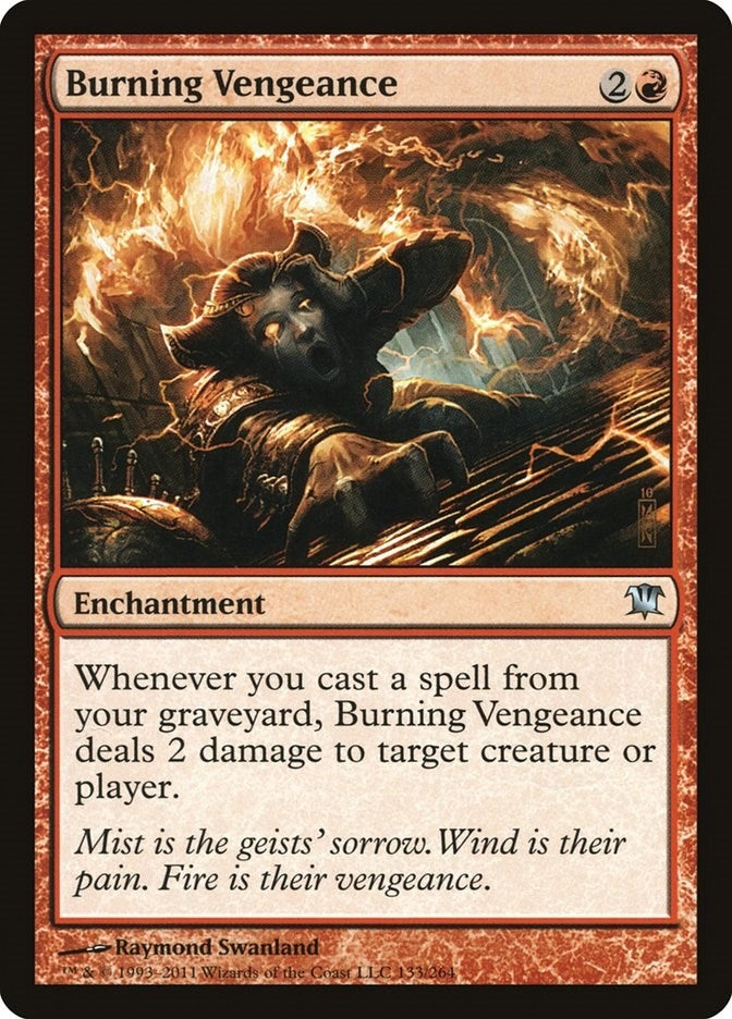 Image for Burning Vengeance (Innistrad) (133) - Magic: The Gathering