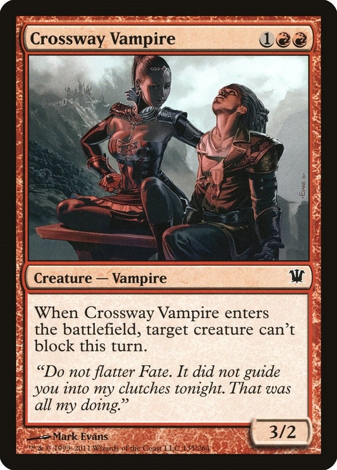 Image for Crossway Vampire (Innistrad) (135) - Magic: The Gathering