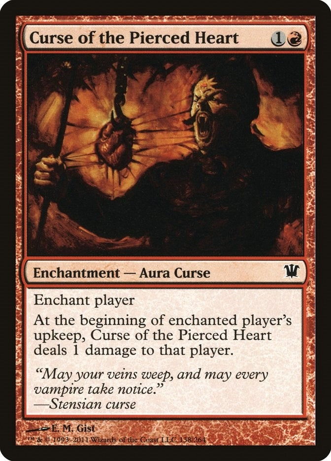 Image for Curse of the Pierced Heart (Innistrad) (138) - Magic: The Gathering