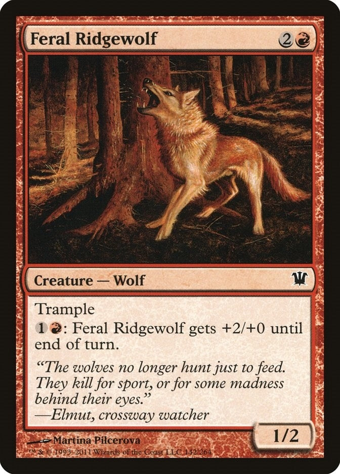 Image for Feral Ridgewolf (Innistrad) (142) - Magic: The Gathering