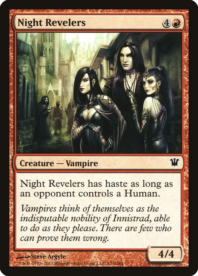 Image for Night Revelers (Innistrad) (153) - Magic: The Gathering