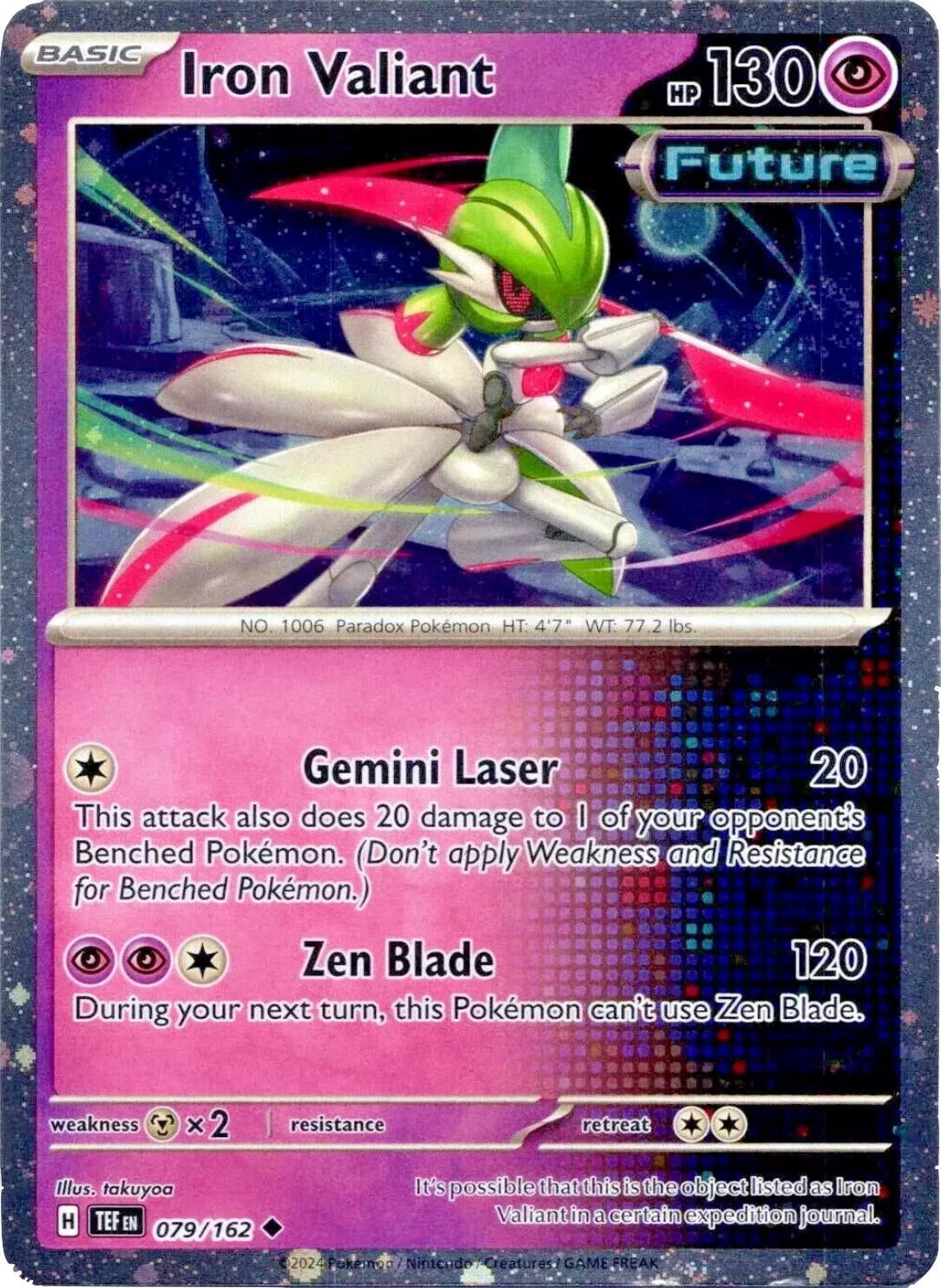 Image for Iron Valiant - 079/162 (Cosmos Holo) (Miscellaneous Cards & Products) (079/162) - Pokemon