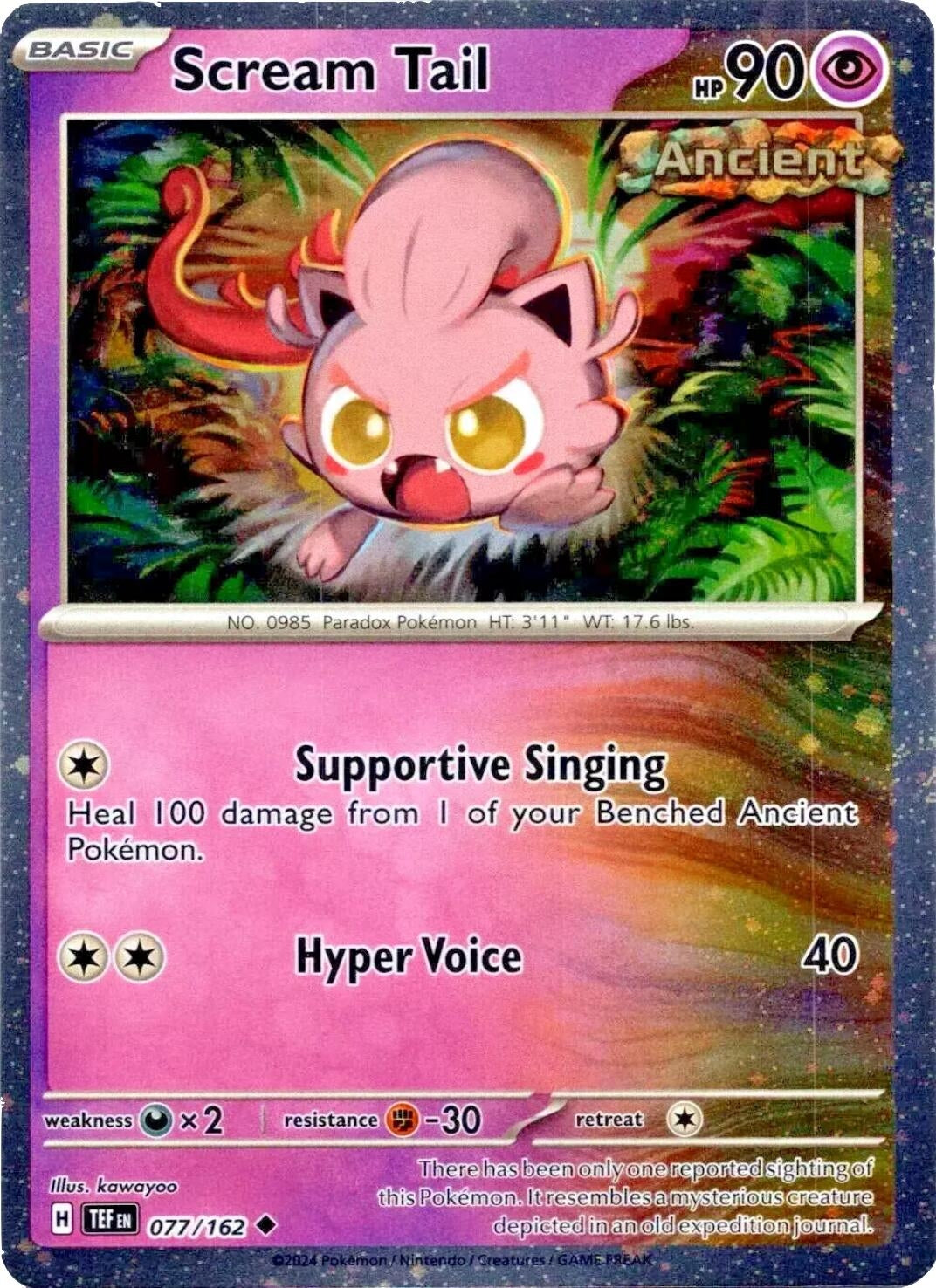 Image for Scream Tail - 077/162 (Cosmos Holo) (Miscellaneous Cards & Products) (077/162) - Pokemon