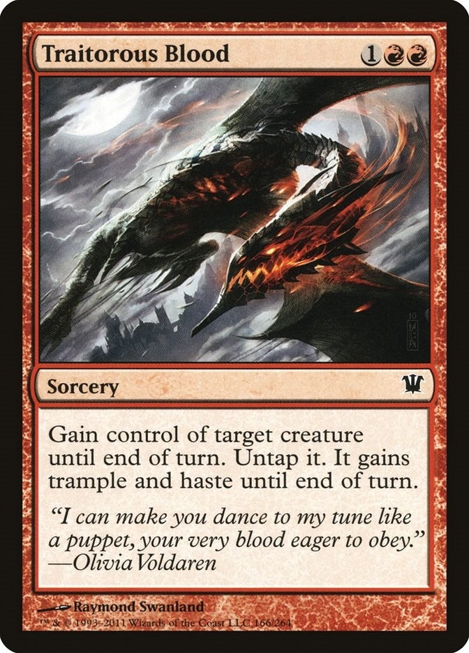 Image for Traitorous Blood (Innistrad) (166) - Magic: The Gathering