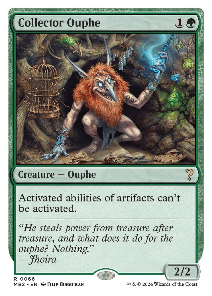 Image for Collector Ouphe (White Border) (Mystery Booster 2) (66) - Magic: The Gathering