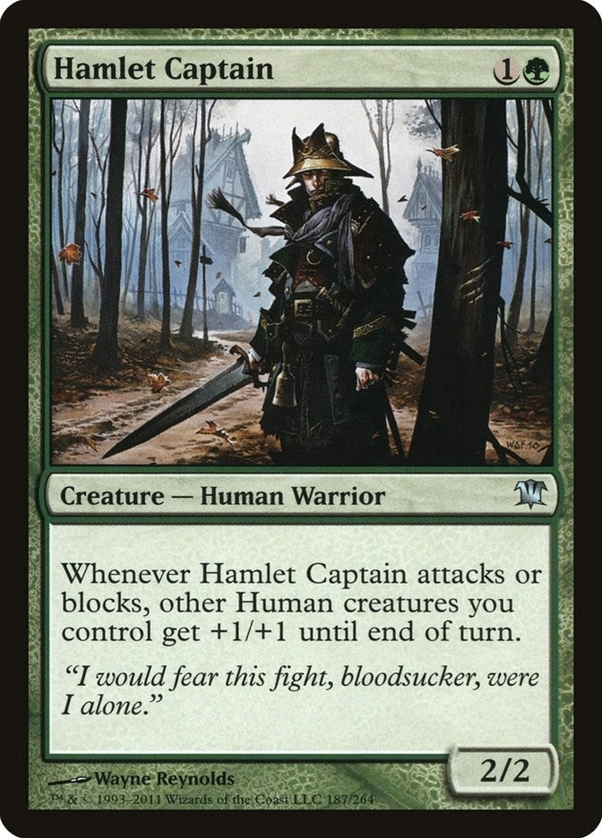 Image for Hamlet Captain (Innistrad) (187) - Magic: The Gathering