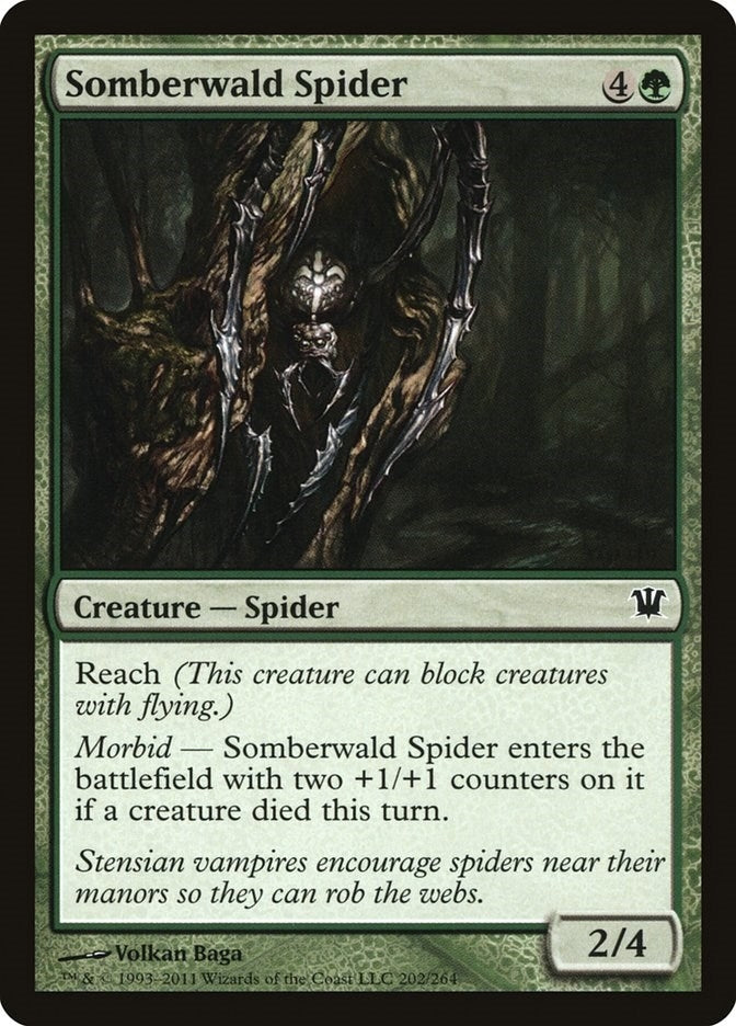 Image for Somberwald Spider (Innistrad) (202) - Magic: The Gathering