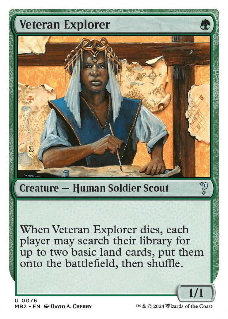 Image for Veteran Explorer (White Border) (Mystery Booster 2) (76) - Magic: The Gathering