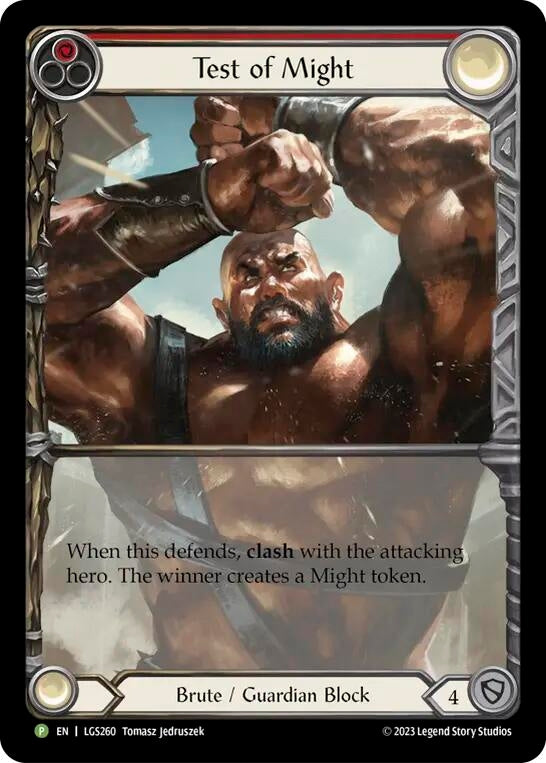 Image for Test of Might - LGS260 (Flesh and Blood: Promo Cards) (LGS260) - Flesh and Blood TCG