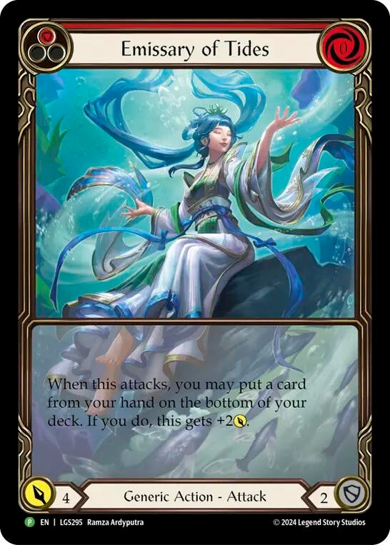 Image for Emissary of Tides - LGS295 (Flesh and Blood: Promo Cards) (LGS295) - Flesh and Blood TCG