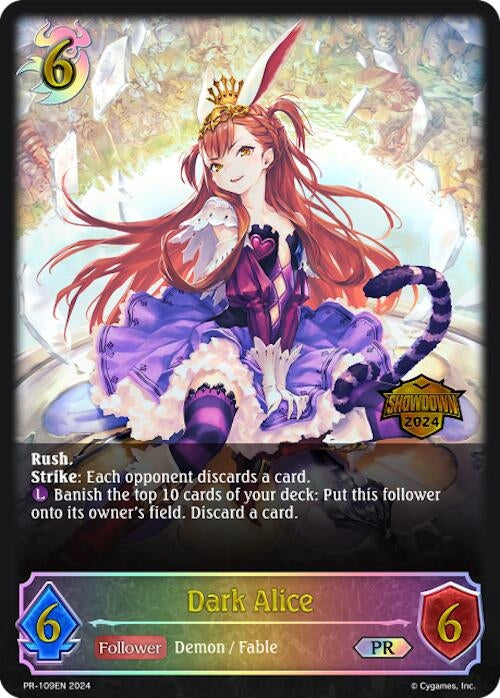 Image for Dark Alice (Showdown 2024) (Shadowverse: Evolve Promo Cards) (PR-109EN) - Shadowverse: Evolve