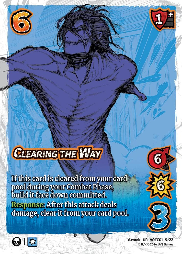 Image for Clearing the Way (Challenger Series: Attack on Titan: Battle for Humanity) (CS1 5/22) - UniVersus