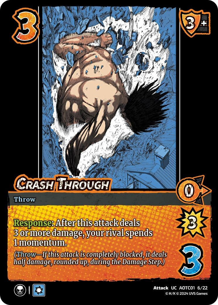 Image for Crash Through (Challenger Series: Attack on Titan: Battle for Humanity) (CS1 6/22) - UniVersus
