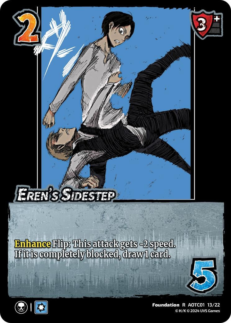 Image for Eren's Sidestep (Challenger Series: Attack on Titan: Battle for Humanity) (CS1 13/22) - UniVersus