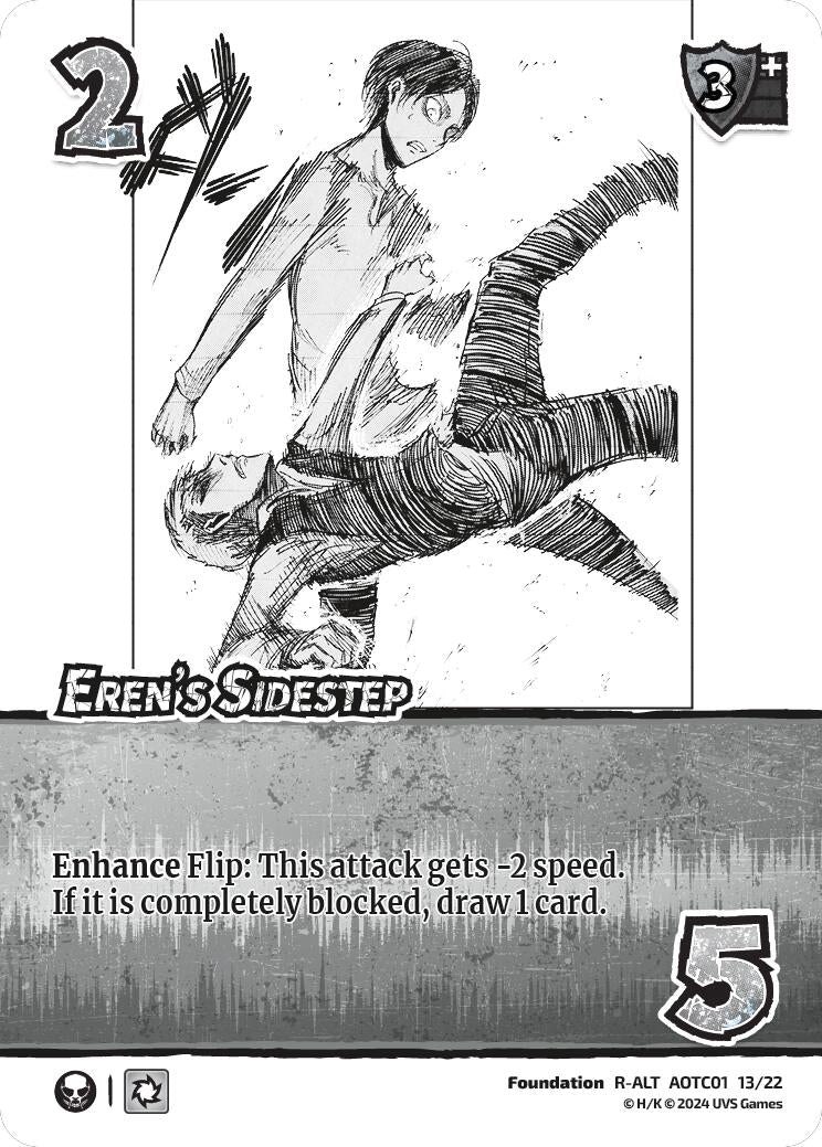 Image for Eren's Sidestep (Alternate Art) (Challenger Series: Attack on Titan: Battle for Humanity) (CS1 13/22) - UniVersus