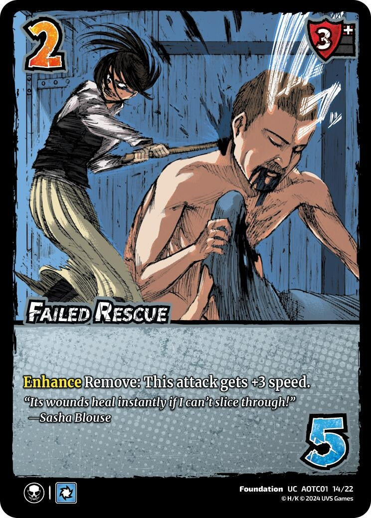 Image for Failed Rescue (Challenger Series: Attack on Titan: Battle for Humanity) (CS1 14/22) - UniVersus
