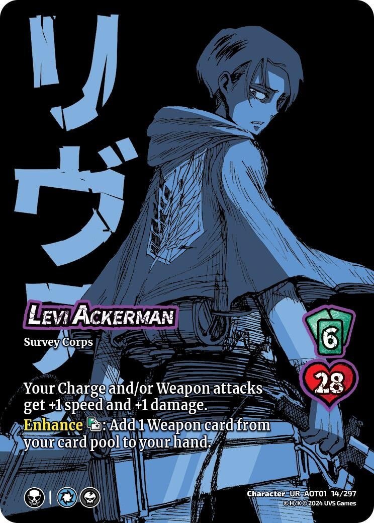 Image for Levi Ackerman (Attack on Titan: Battle for Humanity) (14/297) - UniVersus