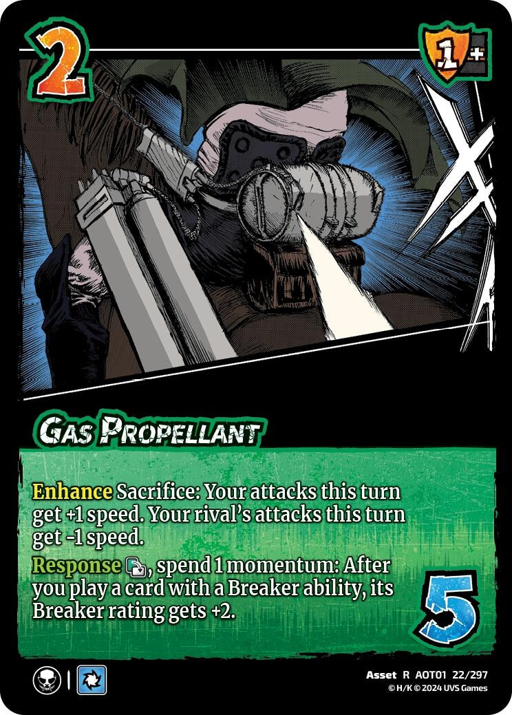 Image for Gas Propellant (Attack on Titan: Battle for Humanity) (22/297) - UniVersus