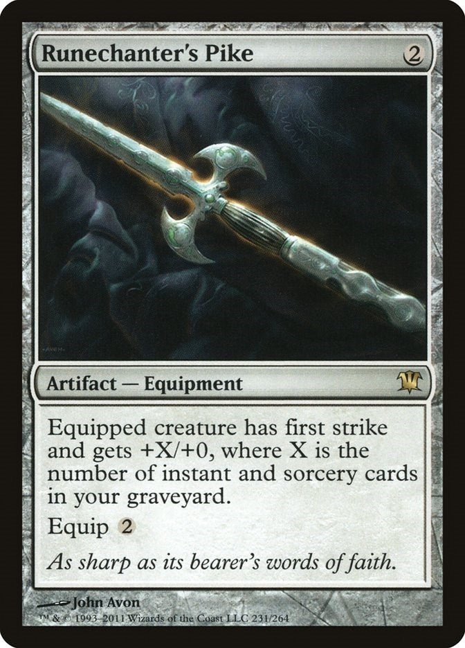 Image for Runechanter's Pike (Innistrad) (231) - Magic: The Gathering