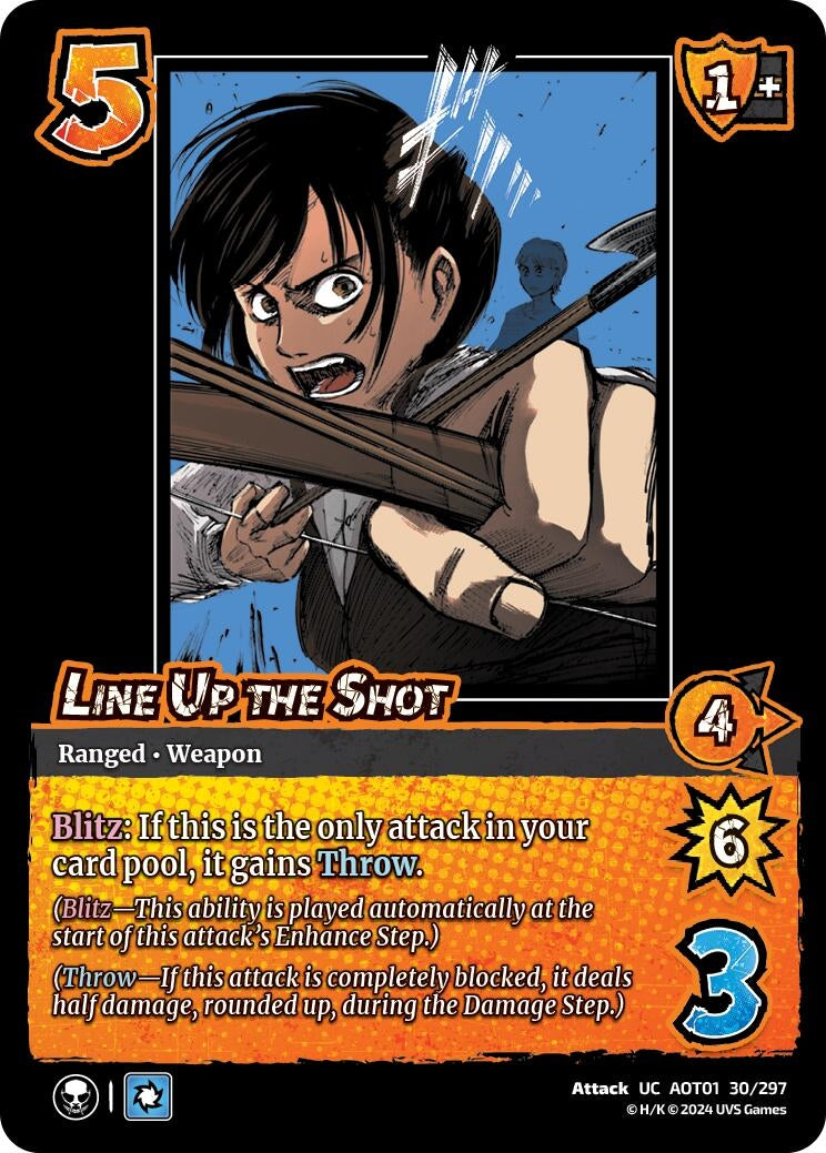 Image for Line Up the Shot (Attack on Titan: Battle for Humanity) (30/297) - UniVersus