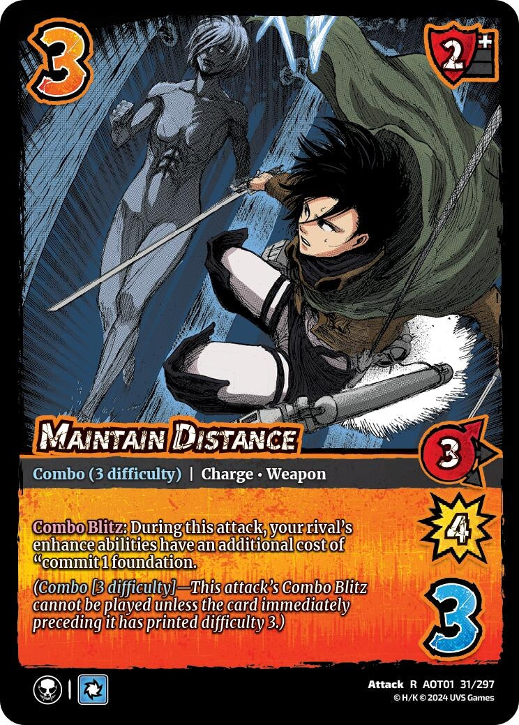Image for Maintain Distance (Attack on Titan: Battle for Humanity) (31/297) - UniVersus