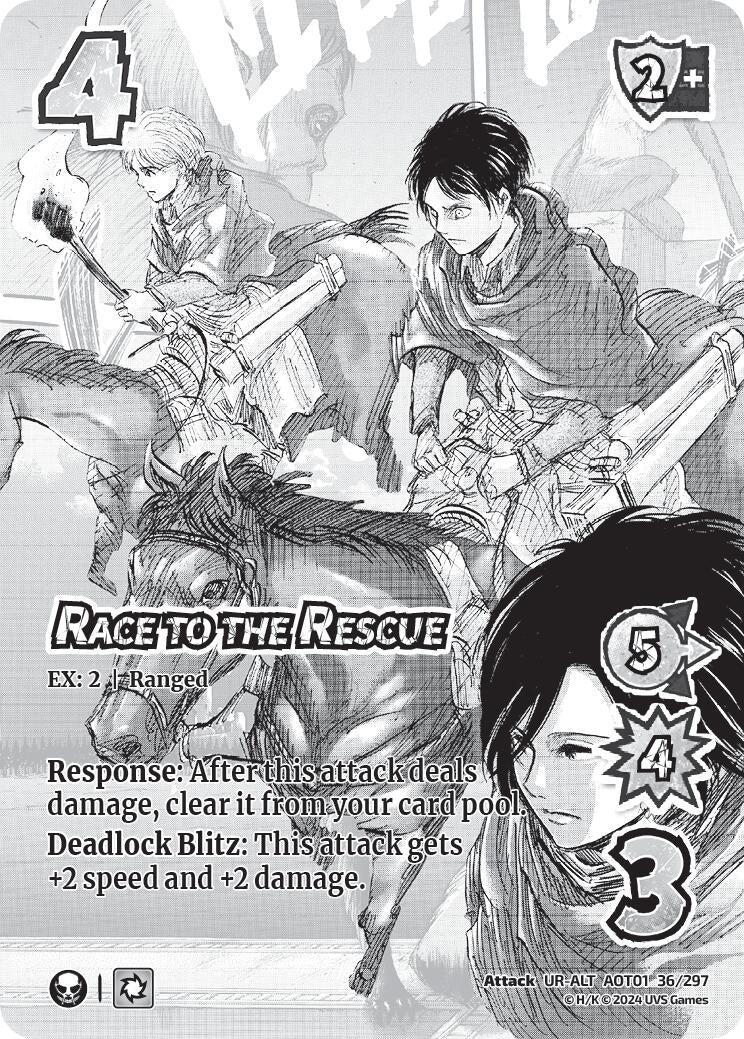 Image for Race to the Rescue (Alternate Art) (Attack on Titan: Battle for Humanity) (36/297) - UniVersus