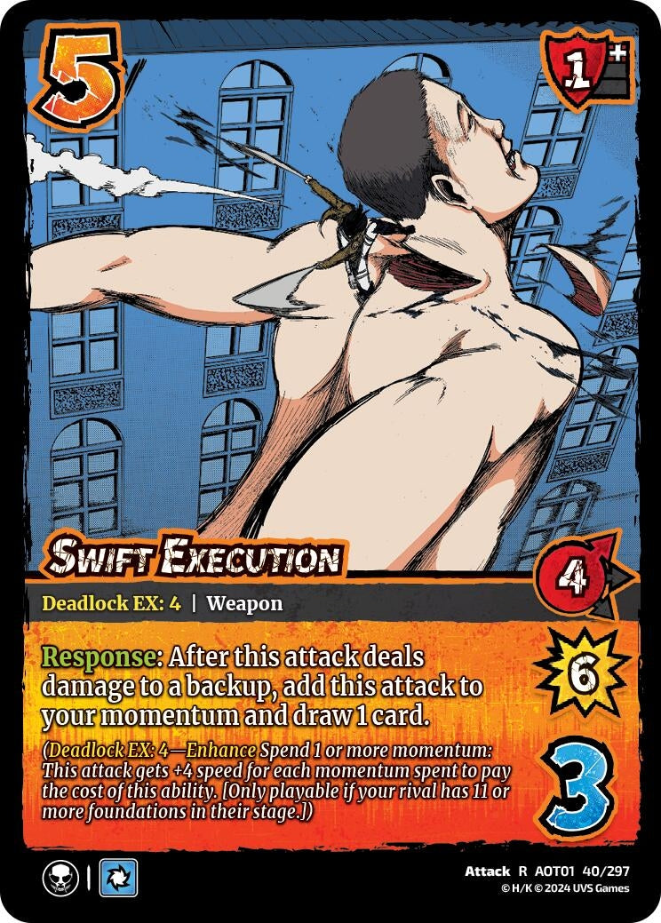 Image for Swift Execution (Attack on Titan: Battle for Humanity) (40/297) - UniVersus