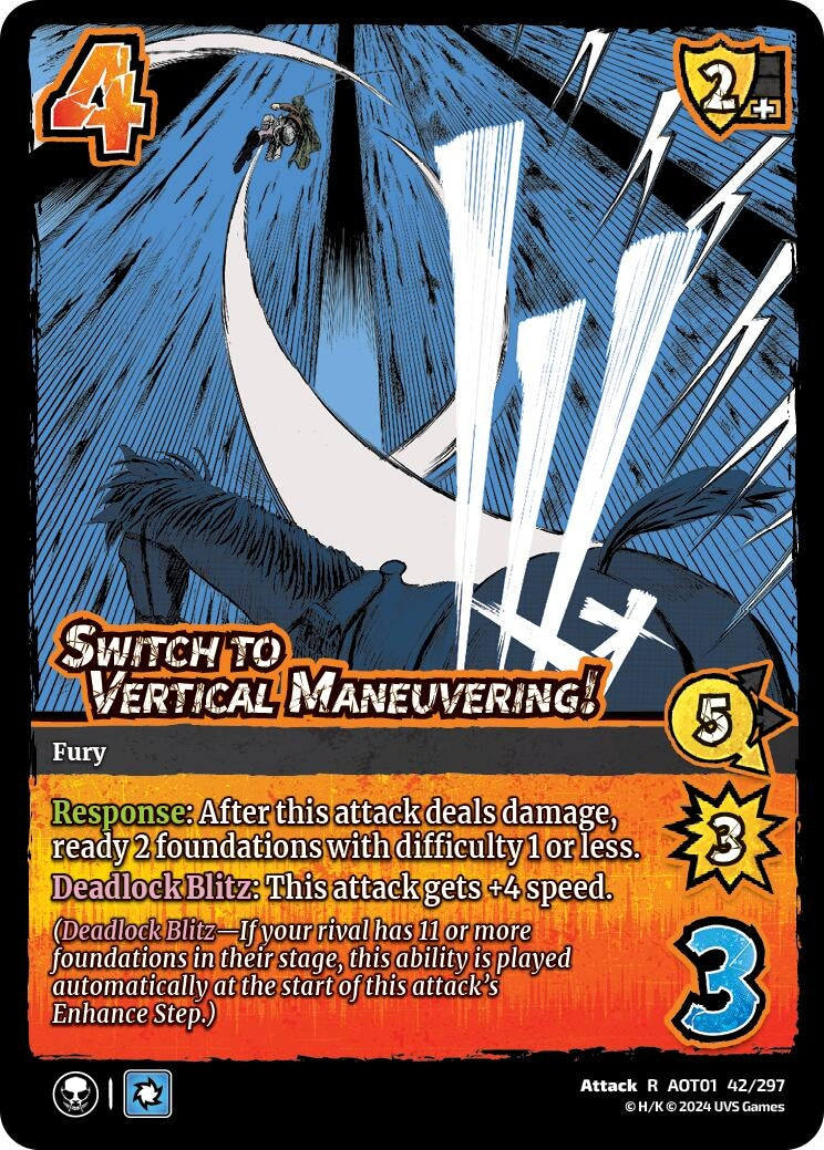 Image for Switch to Vertical Maneuvering! (Attack on Titan: Battle for Humanity) (42/297) - UniVersus