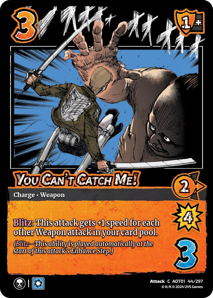 Image for You Can't Catch Me! (Attack on Titan: Battle for Humanity) (44/297) - UniVersus