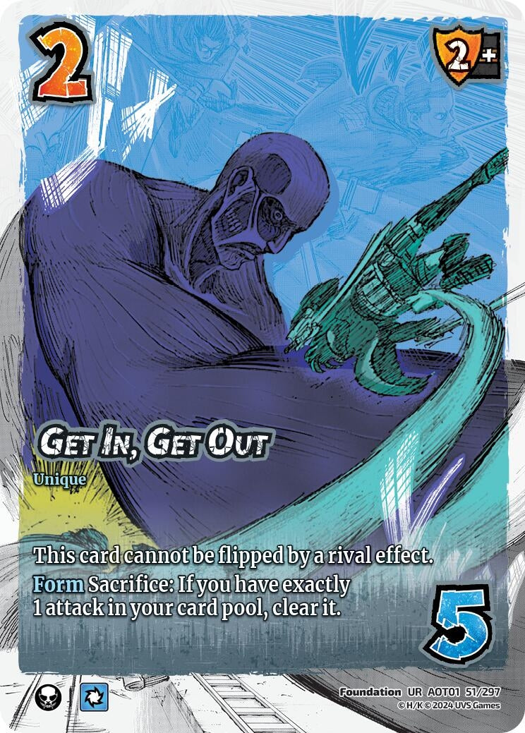Image for Get In, Get Out (Attack on Titan: Battle for Humanity) (51/297) - UniVersus