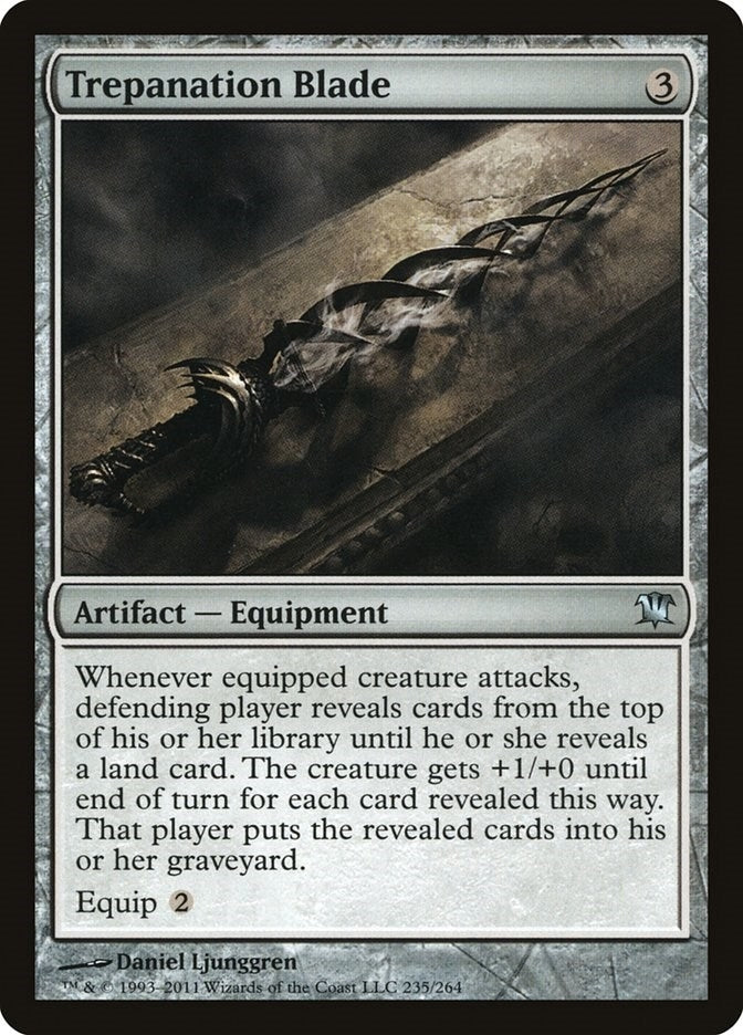 Image for Trepanation Blade (Innistrad) (235) - Magic: The Gathering