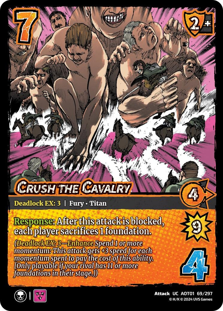 Image for Crush the Cavalry (Attack on Titan: Battle for Humanity) (69/297) - UniVersus