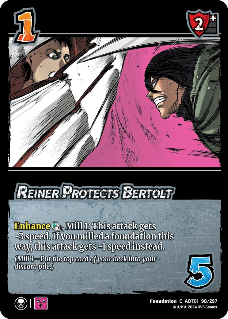 Image for Reiner Protects Bertolt (Attack on Titan: Battle for Humanity) (98/297) - UniVersus