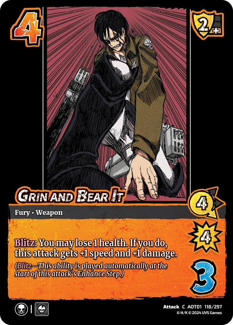 Image for Grin and Bear It (Attack on Titan: Battle for Humanity) (118/297) - UniVersus