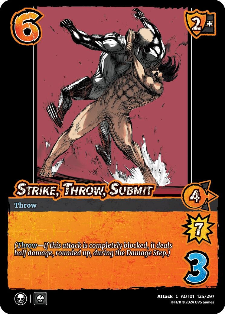 Image for Strike, Throw, Submit (Attack on Titan: Battle for Humanity) (125/297) - UniVersus
